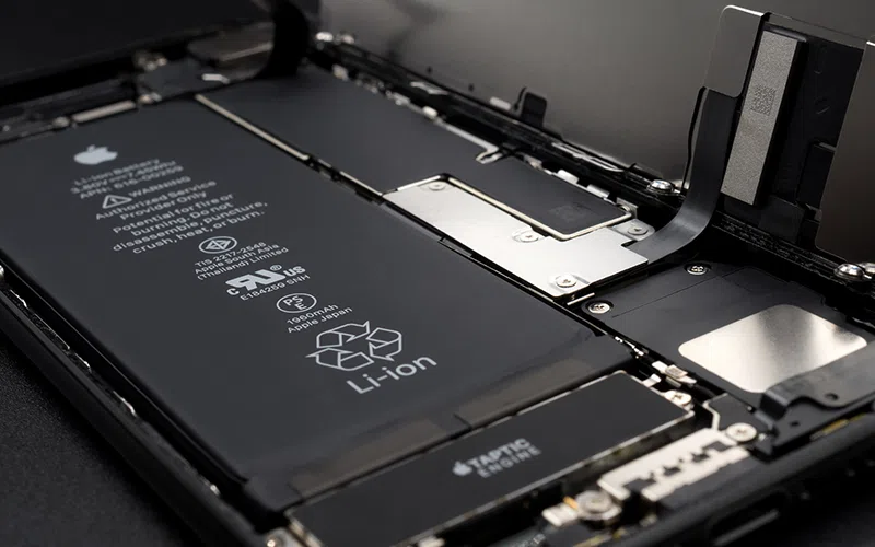 A lithium-ion battery